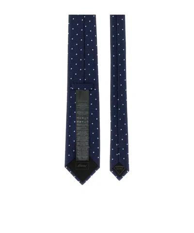 Brioni Jacquard Tie In Red