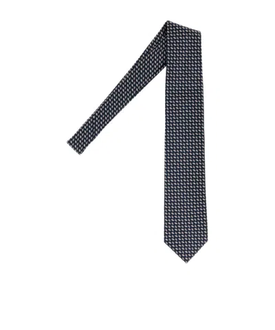 Brioni Embroidered Tie In Pattern