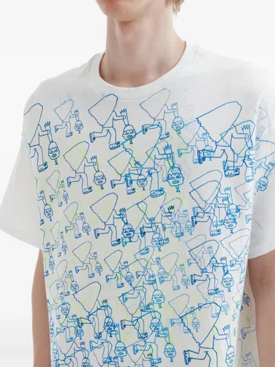 Westfall Graphic-print T-shirt In Blue