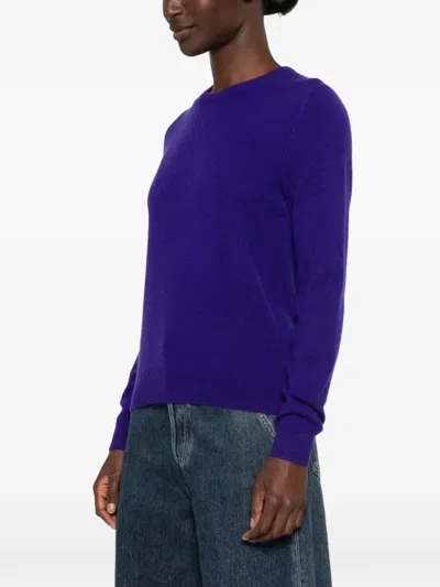 Bompard Kaschmirpullover Mit Rundhalsausschnitt In Blue