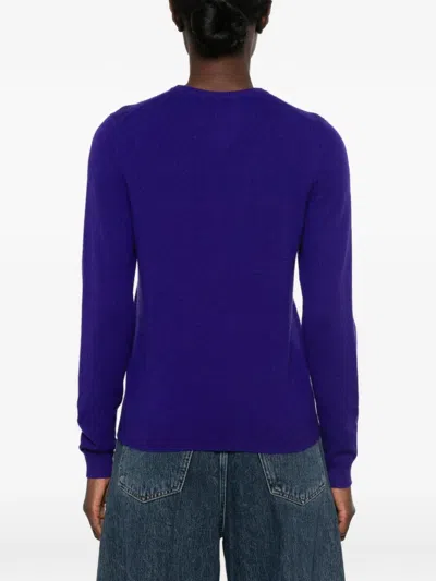 Bompard Kaschmirpullover Mit Rundhalsausschnitt In Blue