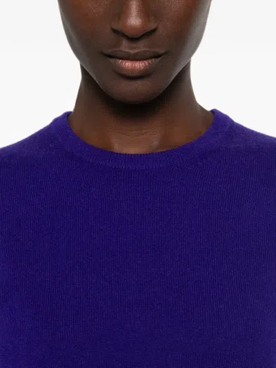 Bompard Kaschmirpullover Mit Rundhalsausschnitt In Blue