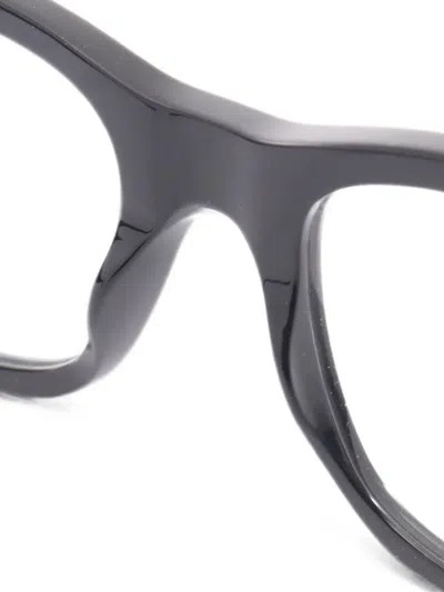 Pre-owned Fendi 2020s Ff Rectangle-frame Glasses In Black