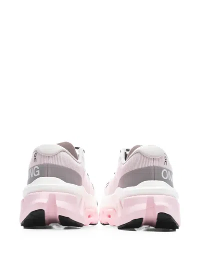 On Cloudmster 3 Hyper Running Fabric Sneakers In Pink