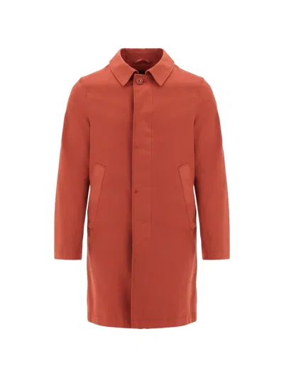 Herno 히든 프런트 코트 In Red