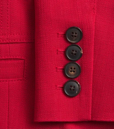 Me+em Fitted Panel Jacket Ruby Red In Red