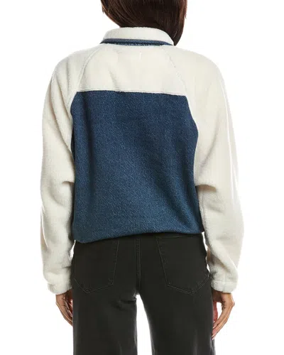 Rag & Bone Rb Miramar High Pile Fleece Pullover In Multi