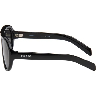 Prada 0pr C05s Oversized Sunglasses In Black
