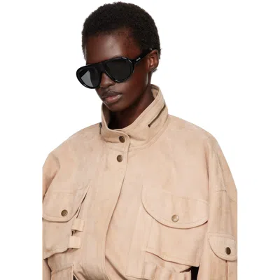 Prada 0pr C05s Oversized Sunglasses In Black