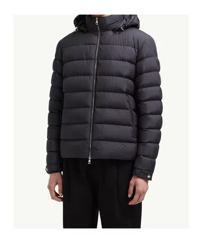 Moncler Arneb Lightweight Micro Chic Down Jacket In Black