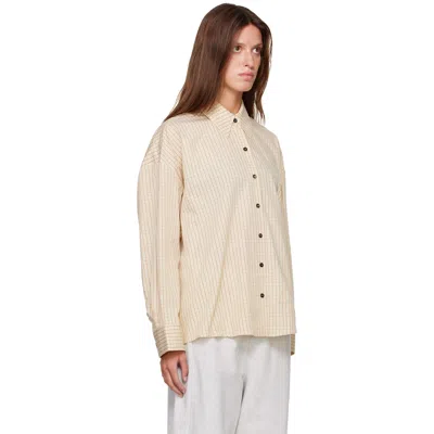 Cordera Yellow Checked Oversized Shirt In Multi