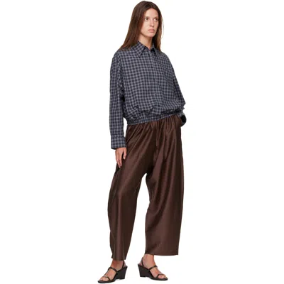 Cordera Navy Checked Bomber Shirt In Multi