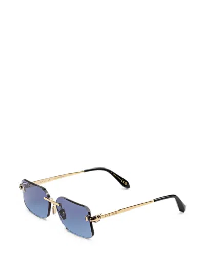 Bvlgari Serpenti Forever Rectangular Sunglasses In Multi