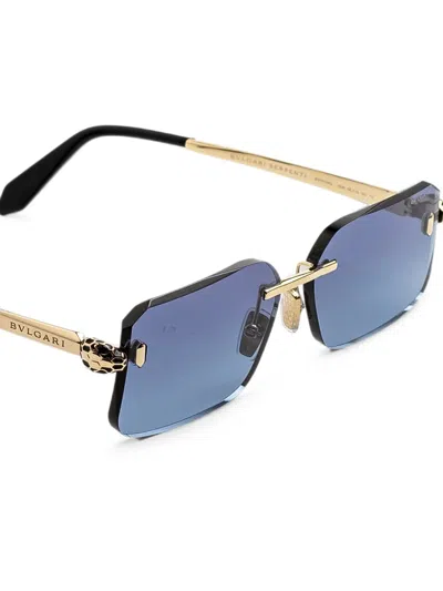 Bvlgari Serpenti Forever Rectangular Sunglasses In Multi