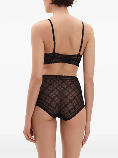 Eres Botaniste Wireless Triangle Bra In Black