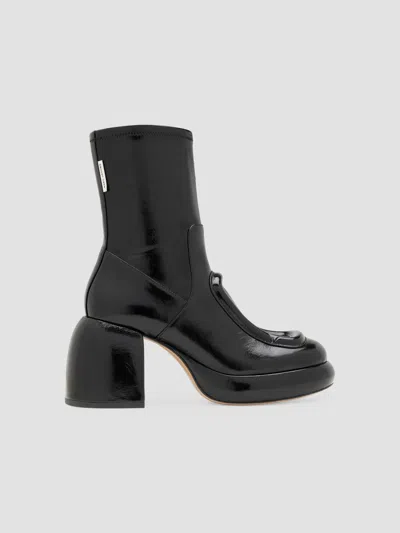Marc Jacobs The Pop J Marc Ankle Boots In Black
