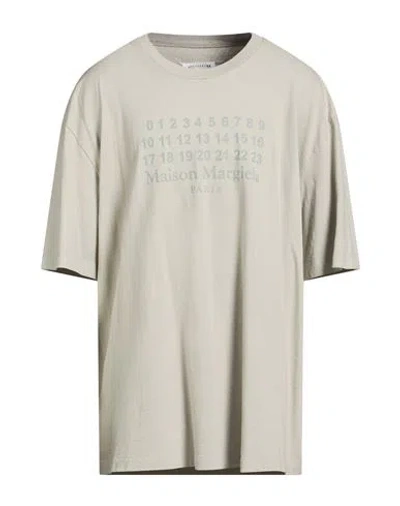 Maison Margiela Crew-neck T-shirt With Logo T-shirts White In Multi