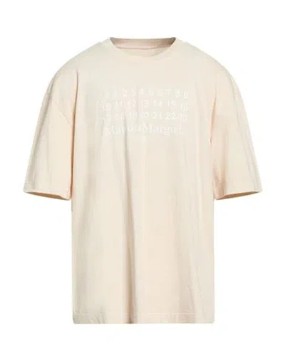 Maison Margiela Crew-neck T-shirt With Logo T-shirts White In White
