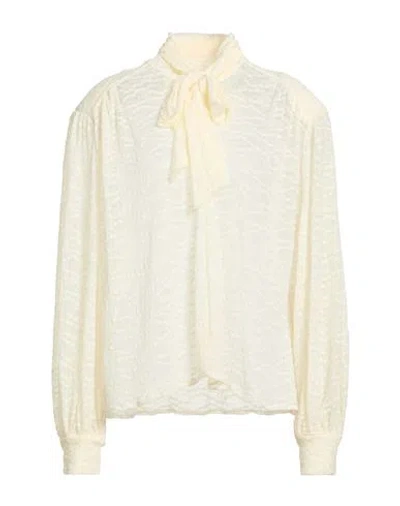 Haveone Woman Top Cream Size M Polyamide, Elastane In White