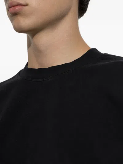 Dsquared2 Dsquared Black Cotton Oversize Sweatshirt In Black