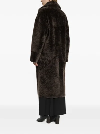 Arma Ines Reversible Shearling Coat In Multi