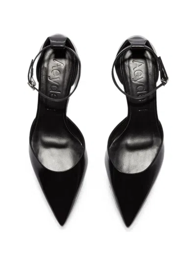 Aeyde Perrine Ankle-strap Pumps In Black
