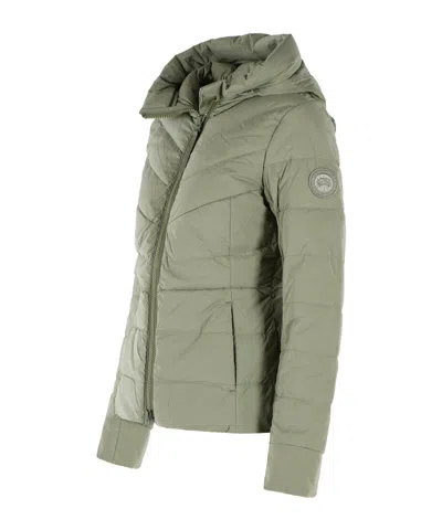 Canada Goose Stretch Polyamide Clair Down Jacket In Green