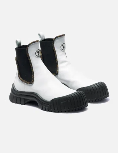 Louis Vuitton Leather Boot In White