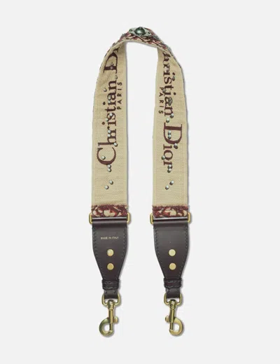 Dior Studded Shoulder Strap In Red/红色/紅色/레드/レッド