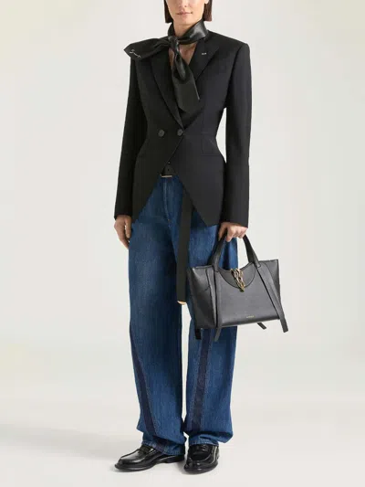 Givenchy Double-breasted Wool Blazer In Negro