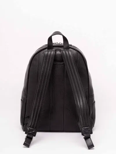 Orciani Grained Leather Backpack In Negro