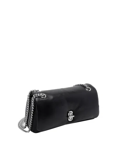 Marc Jacobs Black Leather Shoulder Handbag In Negro