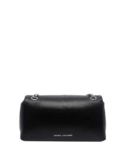 Marc Jacobs Black Leather Shoulder Handbag In Negro