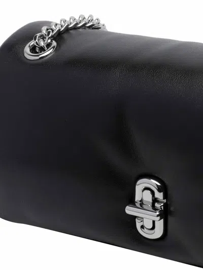 Marc Jacobs Black Leather Shoulder Handbag In Negro