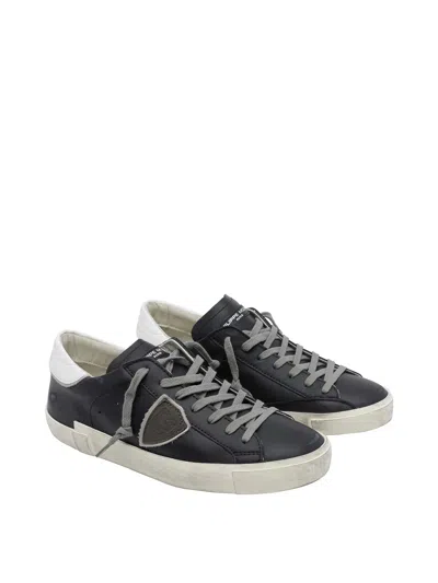 Philippe Model Prsx Suede Sneakers In Black
