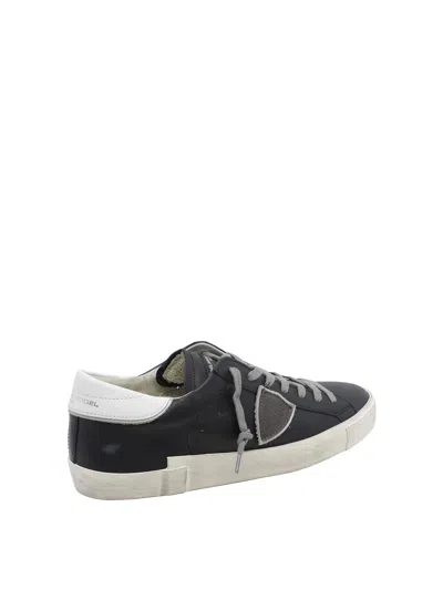 Philippe Model Prsx Suede Sneakers In Black