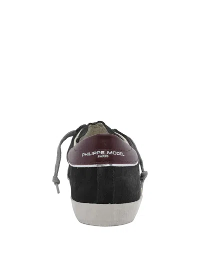 Philippe Model Prsx Suede Sneakers In Black