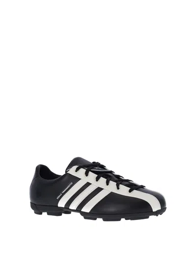 Y-3 Logo-print Panelled Sneakers In Black