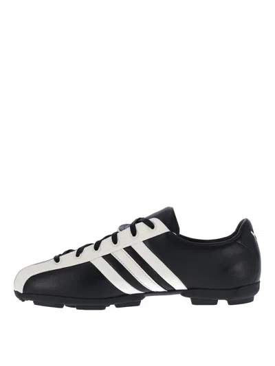 Y-3 Logo-print Panelled Sneakers In Black