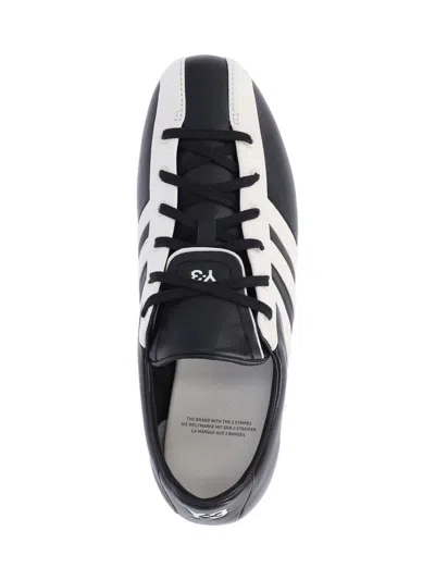 Y-3 Logo-print Panelled Sneakers In Black