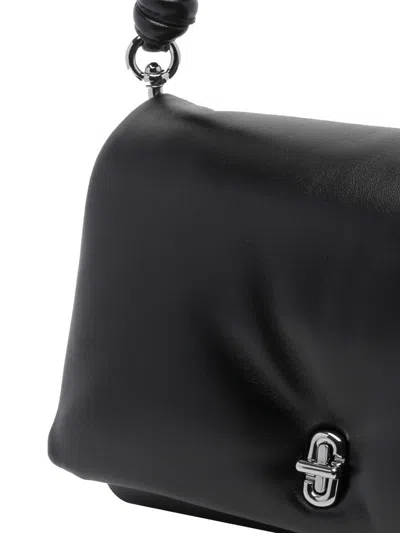 Marc Jacobs Black The Dual Puff Medium Shoulder Bag In Negro