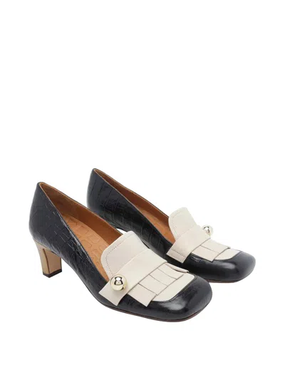 Chie Mihara Shimone Croc-effect Pumps In Black