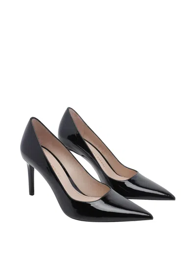 Stuart Weitzman Stuart Power 85 Stiletto Pumps In Black