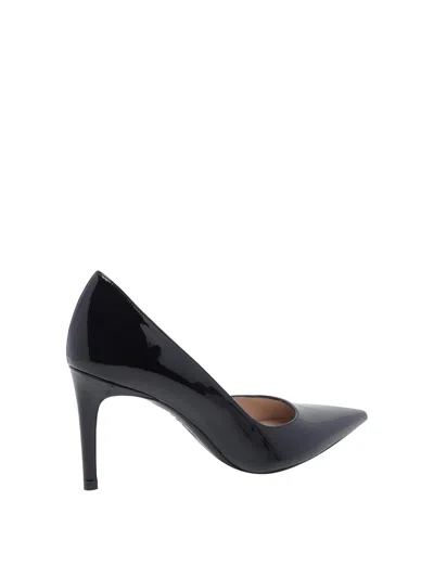 Stuart Weitzman Stuart Power 85 Stiletto Pumps In Black