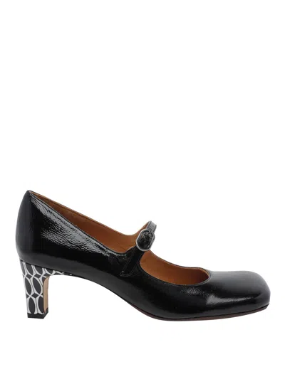 Chie Mihara Samai Squared-toe Pumps In Black