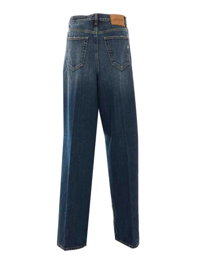 Dondup Vaqueros Rectos - Azul In Azul