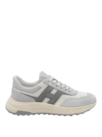 Hogan Hyperlight Panelled Sneakers In Gray