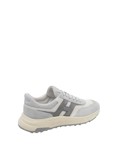 Hogan Hyperlight Panelled Sneakers In Gray