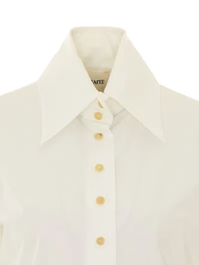 Khaite Camisa - Blanco In Blanco