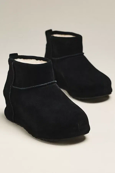 Ugg Short Zippered Ankle Boot In Black